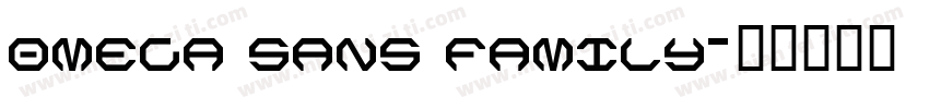 OMEGA SANS FAMILY字体转换